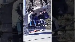 Xiao Zhan on the set of A Small Town Remedy