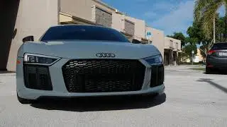 Unlimited Wraps | Audi R8 Dark Gray | Miami Car Wrap