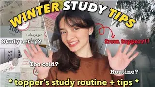 🔥The Best Winter Study Routine ❄️ | Topper&rsquo;s Winter Strategy