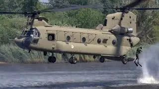 CH-47F Chinook Helocast operations