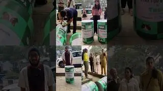 First successful dog drum house distribution in north west delhi...Sponsored by TACO