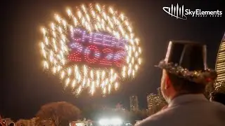 Austin's New Year's Eve Drone Show | 1,500 Drone & Pyro Show | Sky Elements Drone Shows