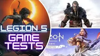 Lenovo Legion 5 2021 - 4 OPEN WORLD GAMES TESTED, RTX 3060