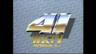 WXTV (Spanish Independent, Now Univision) Station ID 1986