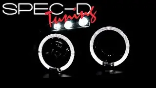SPECDTUNING DEMO VIDEO: 2005-2010 CHEVY COBALT 2007-2009 PONTIAC G5 LED PROJECTOR HEADLIGHTS