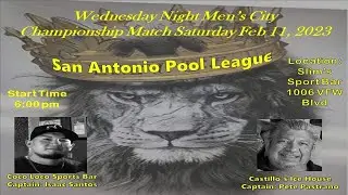 San Antonio Pool League BCA City Championship Wednesday