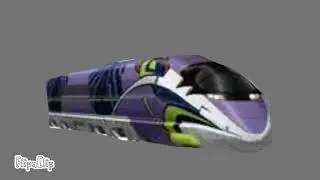 1 mins, 24 secs shinkansen series 500 type Eva anim