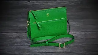 Making a Leather Crossbody Top Zipper Bag