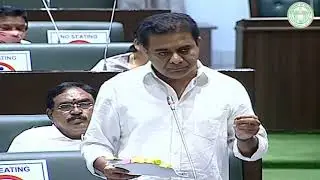 MA&UD Minister KTR speech from Telangana Legislative Assembly