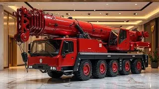 1000 Crawler Crane 2025 &ndash; The Future of Heavy Machinery in a Red Beast!
