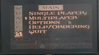 Amiga 1200 AGA, Quake benchmark, Emu68 (PiStorm RPi 4B).