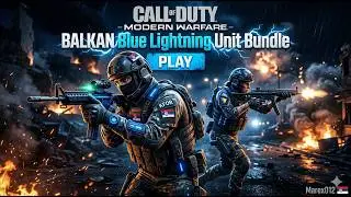 Call of Duty  Modern Warfare - BALKAN Blue Lightning Unit Bundle