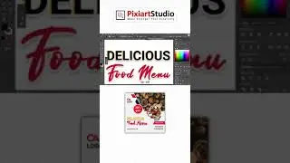 Restaurant poster design in illustrator  | Restaurant Post Design | Project-26