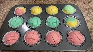 Concha Cupcakes 🧁