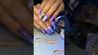 Lilac nails #fypシ #nails #acrylic #lilacnails #purple #purplenails #nailsdone