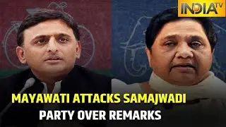 BSP Leader Mayawati Attacks SP Over Defection Remarks