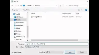 Cum facem o pagina web cu notepad