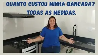 Bancada finalizada. Quanto custou? Todas as medidas.