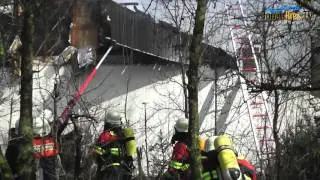 &euro;100.000 Schaden durch Wohnhausbrand in H&ouml;chst&auml;dt, Lk. Dillingen an der DOnau