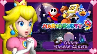 💗 Mario Party 9 (Boo’s Horror Castle) Peach Gameplay 💗