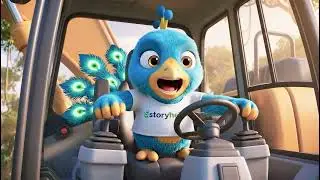 Cute Moor Saves Baby Monkey 🦚🚜 | Ultimate Animal Rescue Cartoon for Kids | 3D Animated Movie
