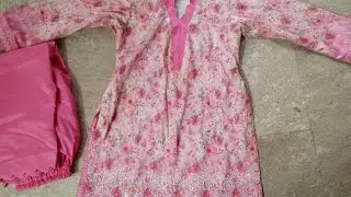 Checking Kari ka beautiful suit cut work ke sath design Kiya hua khubsurat dress 
