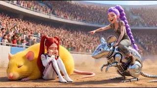 RUMI Gets Magic Rat Racing Championship vs Mira | KPOP Demon Hunters