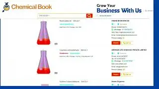 Chemical Book: Global Platform Connecting Buyers with Chemical Suppliers for Easy Procurement.