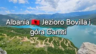 Albania Jezioro Bovilla i g&oacute;ra Gamti.