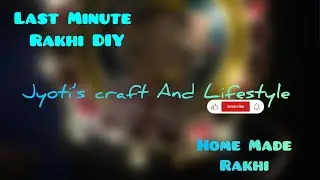 Last Minute Rakhi Ideas | DIY Hand Made Rakhi from Zero waste 🙂| 