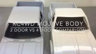 RC4WD Mojave 2DR vs 4DR Comparison