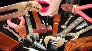 ASMR 먹는 공구 초콜릿 리얼사운드 먹방 CHOCOLATE TOOLS EATING SOUNDS MUKBANG