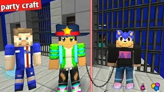 Party craft The prisoner had to be released from jail|party craft kidnap villager secret room