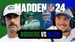Madden 24 - Aaron Rodgers vs. Josh Allen