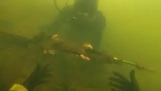 Found Assault Rifle Underwater in River While Scuba Diving! (Police Called)