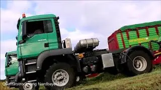 MAN TGS und Strautmann Strautmann Giga Vitesse - Qualit&auml;tstrocknung Nordbayern QTN