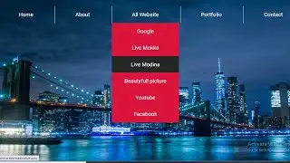 DropDown Menu Transition Effect/Simple CSS/