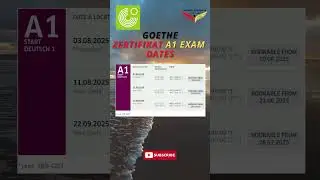 A1 Goethe Exam Dates 2025 | New Delhi | Full Details for German Beginners