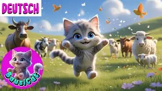 Lustiges Tierlied f&uuml;r Kleinkinder | BausiCat Deutsch &ndash; Kinderlieder