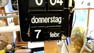 Telefonbau & Normalzeit (TN) slave clock with calender