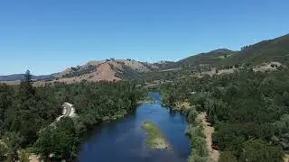 Using DJI mini 2 on American River Coloma California