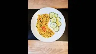 Reis im Ofen mit Curry und Gem&uuml;se.Рис в духовці з карі та овочами.#reis #curry #rice #recipe #карри