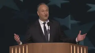 Doug Emhoff speaks at Democratic National Convention Tuesday night | Via: NBC/Pool