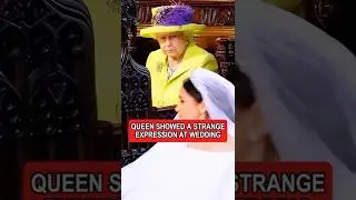 Королева Елизавета показала странное выражение лица на свадьбе Меган #королевская#КоролеваЕлизаве...