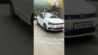 Why I took 2nd hand VW Polo GT TSI Manual car&hellip;. Video coming soon.#vwpolo #volkswagen #polo #pologt