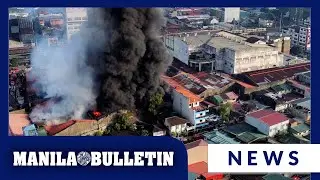 Fire hits warehouse in Caloocan City