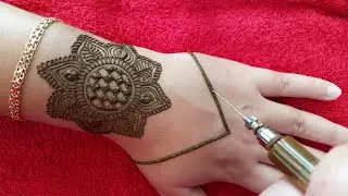 نقش الحناء خفيف very easy henna design
