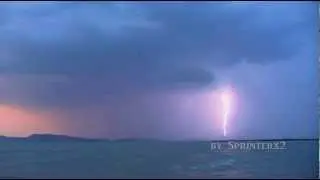 Zivatar a 44. K&eacute;kszalag m&aacute;sodik napj&aacute;n (Severe local thunderstorm over Balaton) 2012.07.06