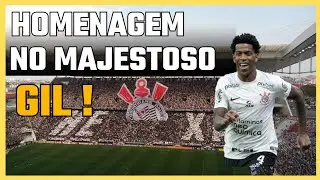 Corinthians faz uma homenagem para o Gil #Corinthians #futebol #noticias #gil