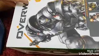 OVERWATCH ULTIMATES REINHARDT TANK Hasbro action figure Unboxing(playing VS Colossus)|cheery vannytv